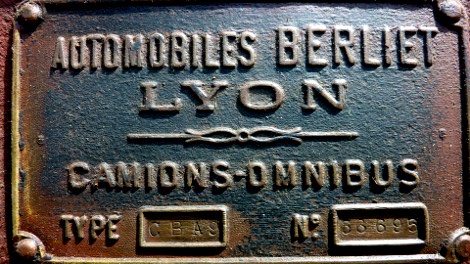 Plaque Berliet