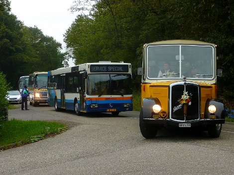 Berna Hess et Mercedes O 405 N de 1995